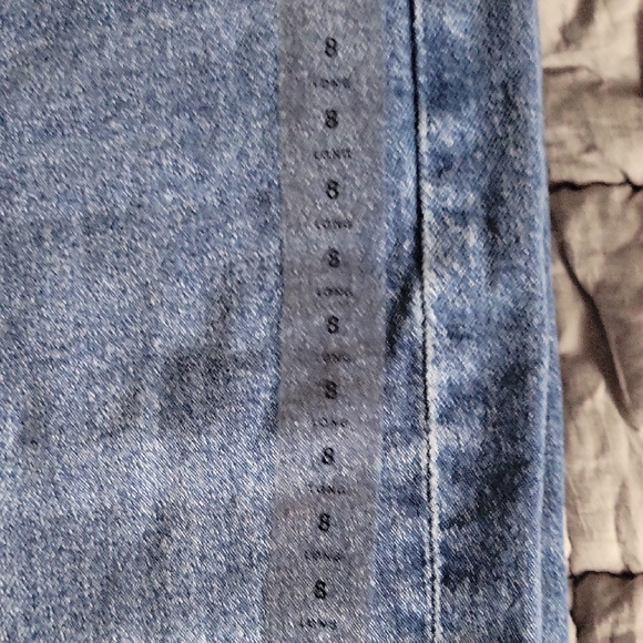 American Eagle Outfitters High Waisted Stovepipe Crop Jean In Dark Dreams - Picture 3 of 6